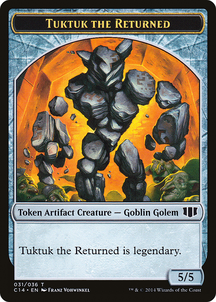 Tuktuk the Returned (TC14-031) [Commander 2014 Tokens]