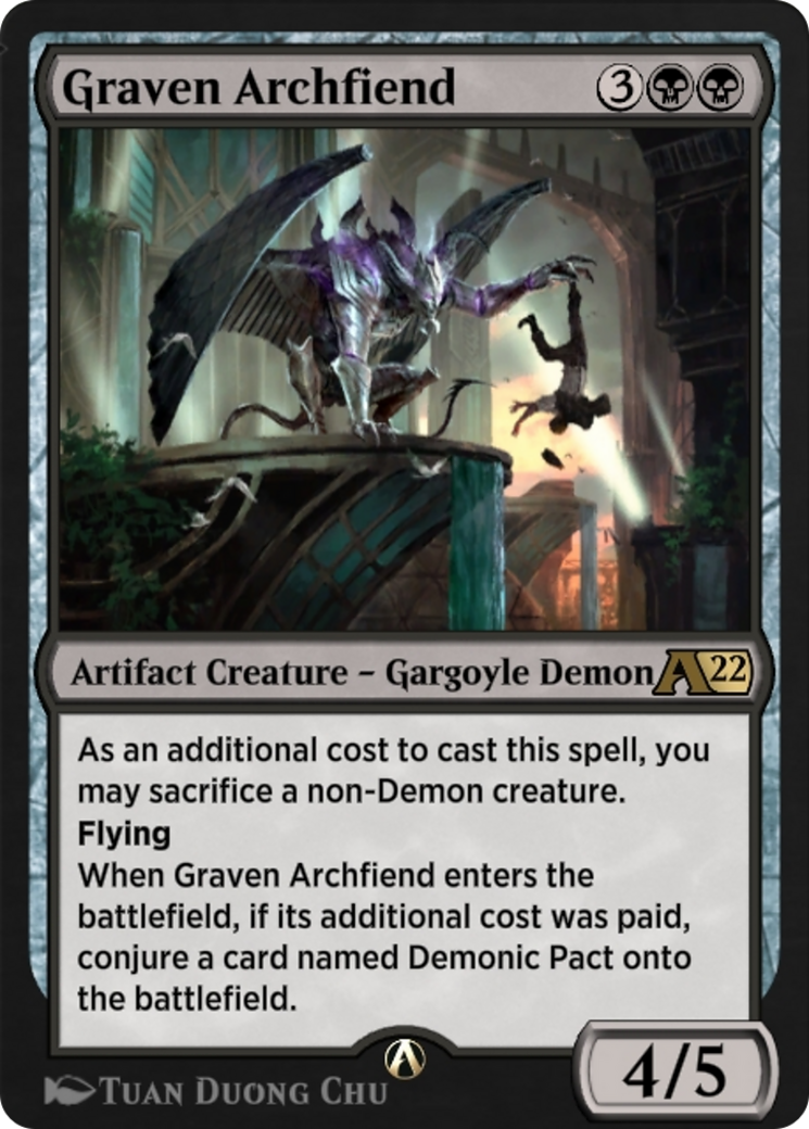 Graven Archfiend (YSNC-007) [Alchemy: New Capenna]