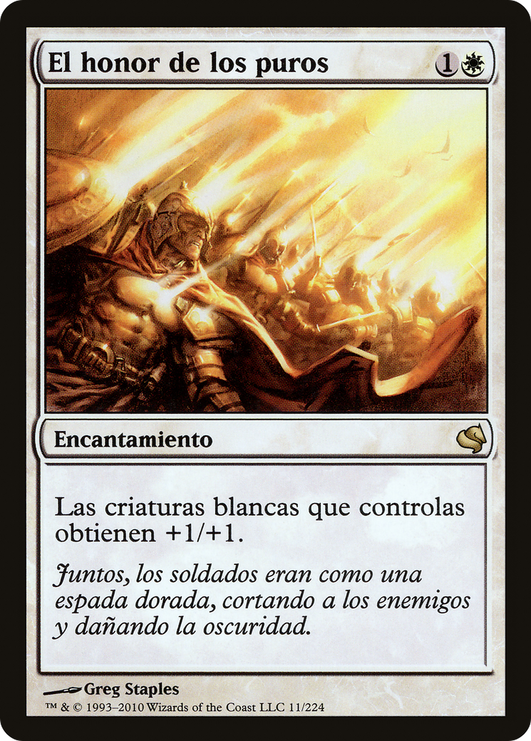 Honor of the Pure (Spanish) - "El honor de los puros" (PS11-011) [Salvat 2011]