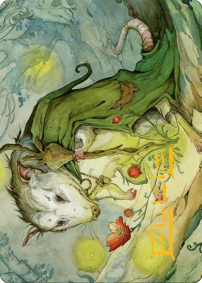 Tender Wildguide // Tender Wildguide (ABLB-034) (Borderless) [Bloomburrow Art Series] Foil