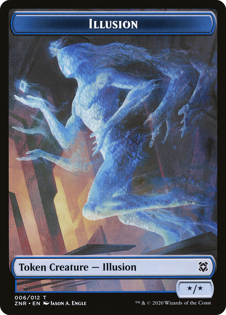Illusion (TZNR-006) [Zendikar Rising Tokens] Foil