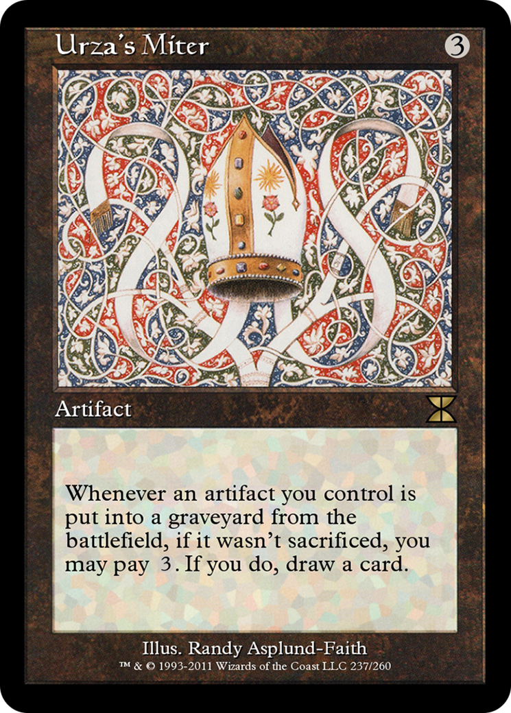 Urza's Miter (ME4-237) [Masters Edition IV] Foil