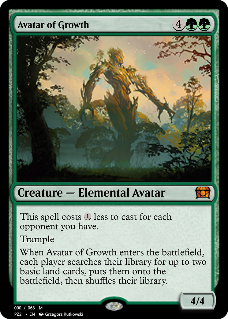 Avatar of Growth (PZ2-70785) [Treasure Chest] Foil