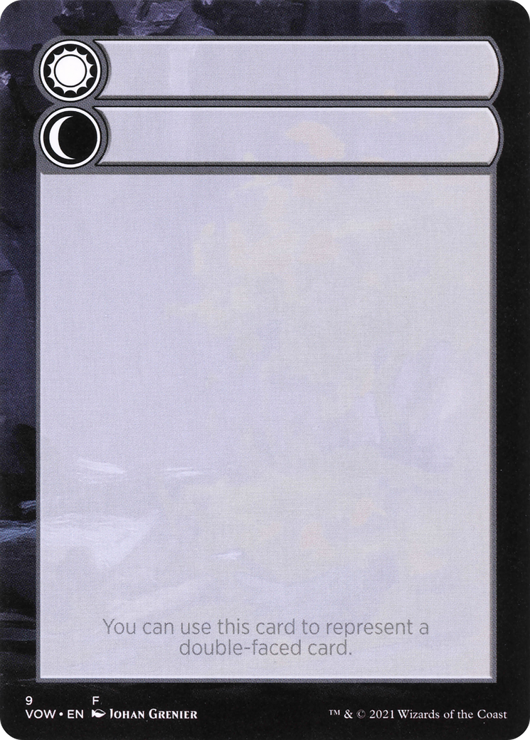 Double-Faced Substitute Card (SVOW-009) (Borderless) [Innistrad: Crimson Vow Substitute Cards]