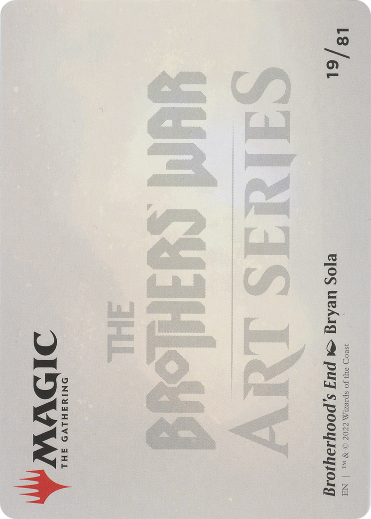 Brotherhood's End // Brotherhood's End (ABRO-019) (Borderless) [The Brothers' War Art Series]