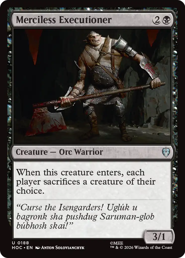 Merciless Executioner [The Hobbit: Eternal-Legal]