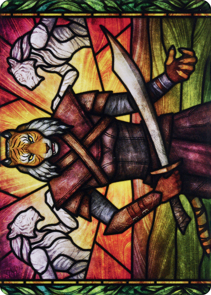 Zar Ojanen, Scion of Efrava // Zar Ojanen, Scion of Efrava (ADMU-080) (Borderless) [Dominaria United Art Series] Foil