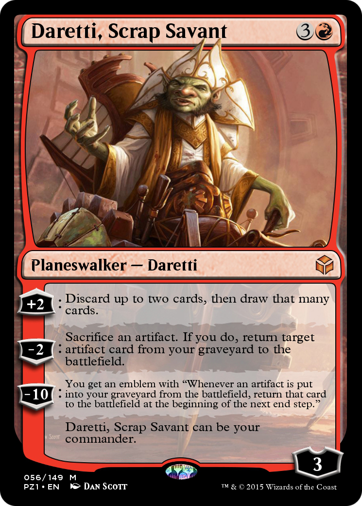Daretti, Scrap Savant (PZ1-056) [Legendary Cube Prize Pack]