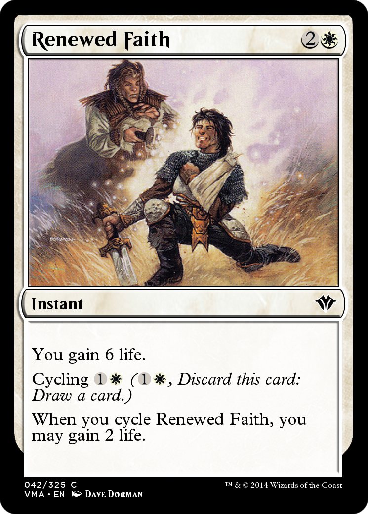 Renewed Faith (VMA-042) [Vintage Masters]
