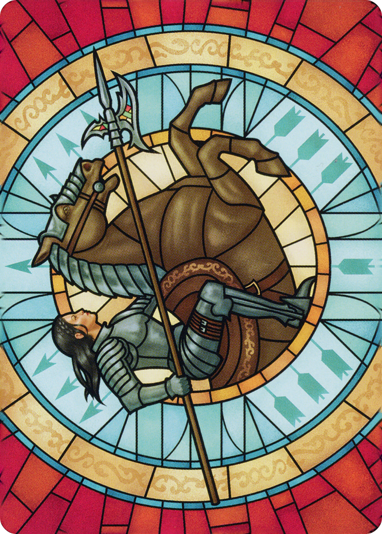 Tori D'Avenant, Fury Rider // Tori D'Avenant, Fury Rider (ADMU-078) (Borderless) [Dominaria United Art Series]