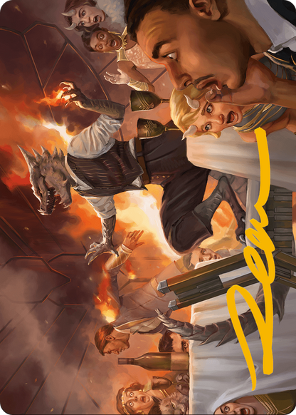 Party Thrasher // Party Thrasher (AMH3-006) (Borderless) [Modern Horizons 3 Art Series]