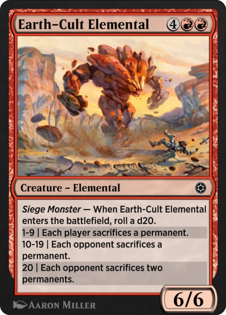 Earth-Cult Elemental (HBG-180) [Alchemy Horizons: Baldur's Gate]