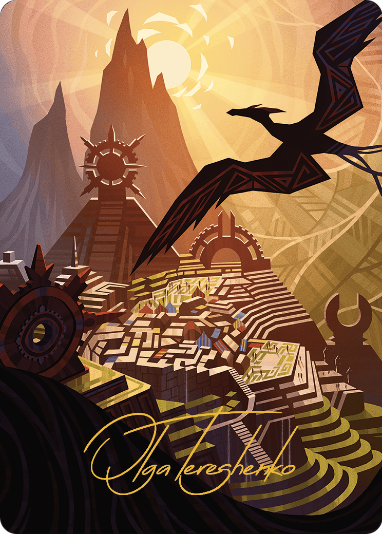 Plains // Plains (ALCI-044) (Borderless) [The Lost Caverns of Ixalan Art Series]