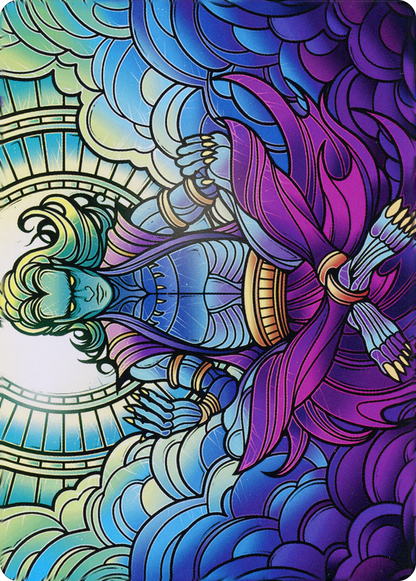 Zur, Eternal Schemer // Zur, Eternal Schemer (ADMU-081) (Borderless) [Dominaria United Art Series] Foil