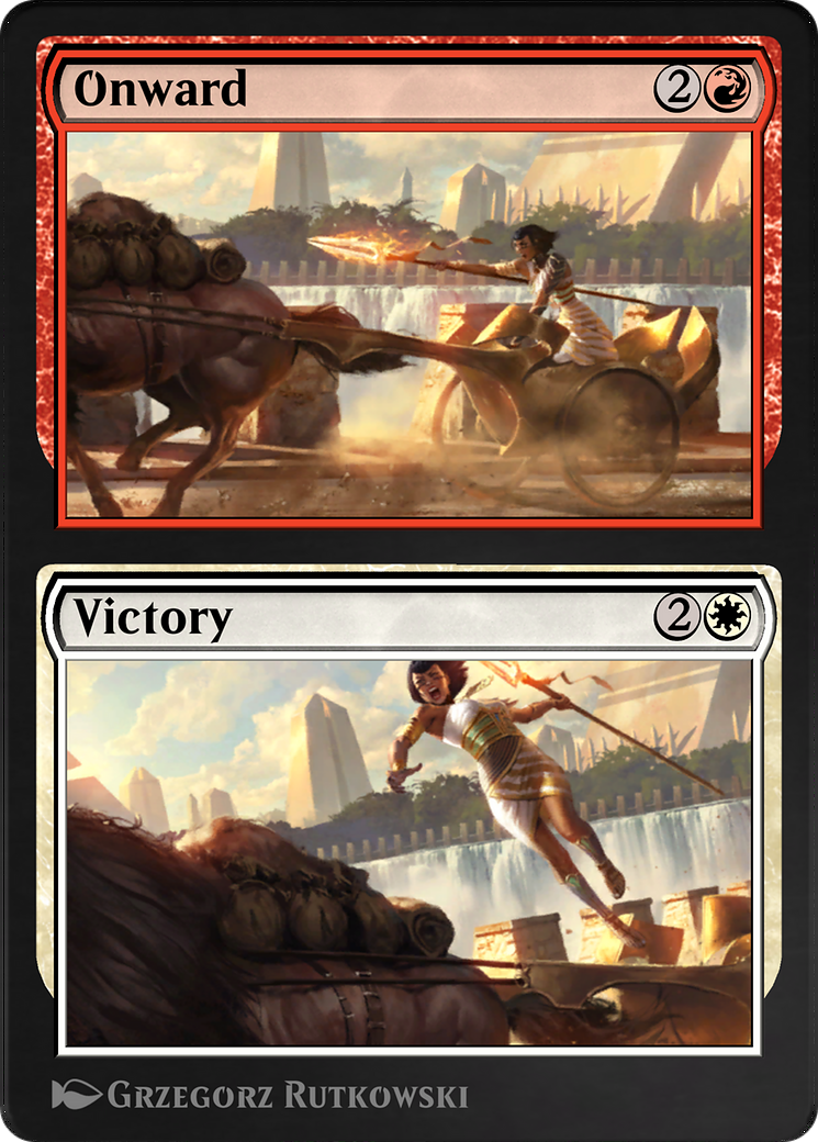 Onward // Victory (AKR-250) [Amonkhet Remastered]