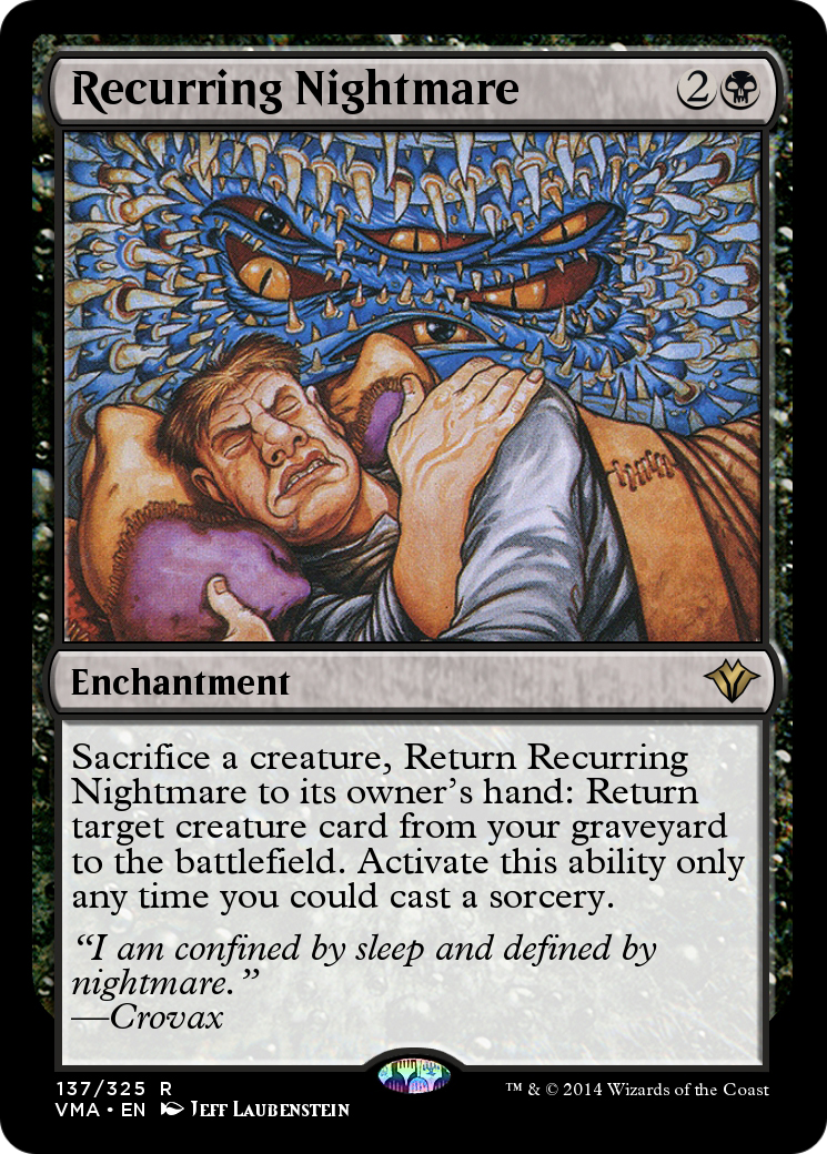 Recurring Nightmare (VMA-137) [Vintage Masters]