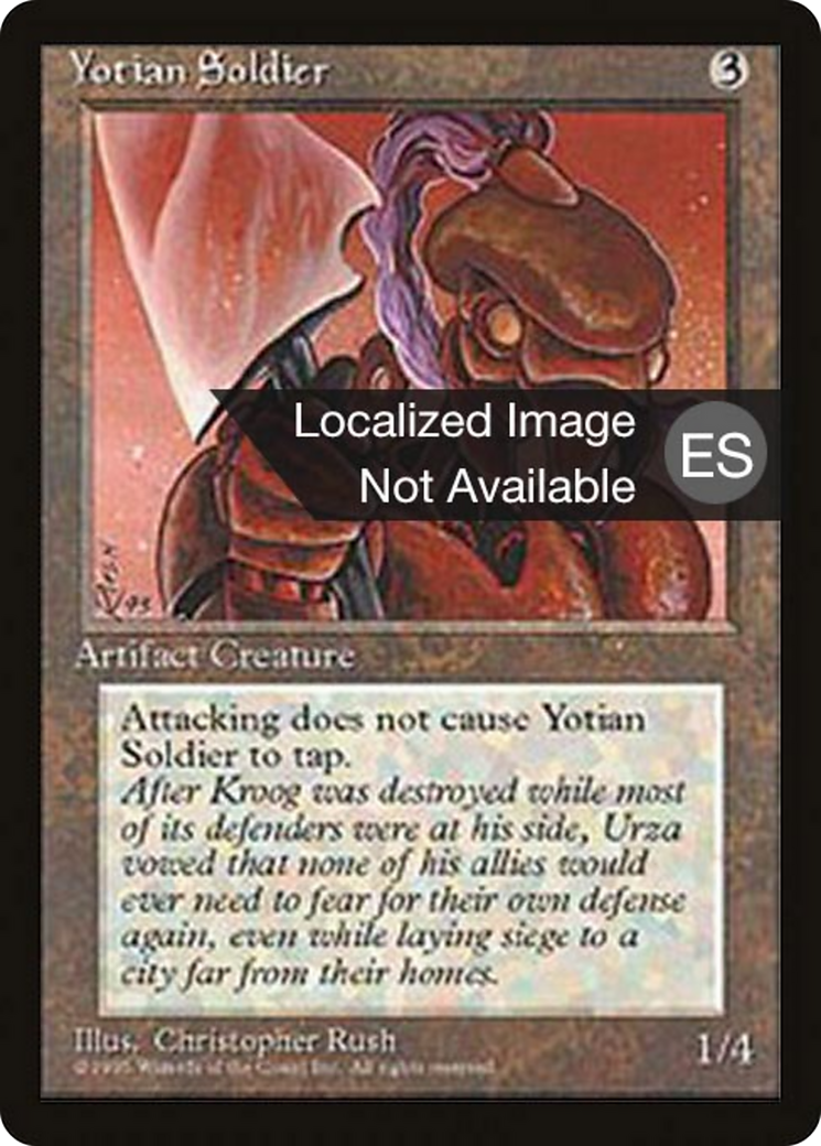 Yotian Soldier (4BB-360) [Fourth Edition Foreign Black Border]