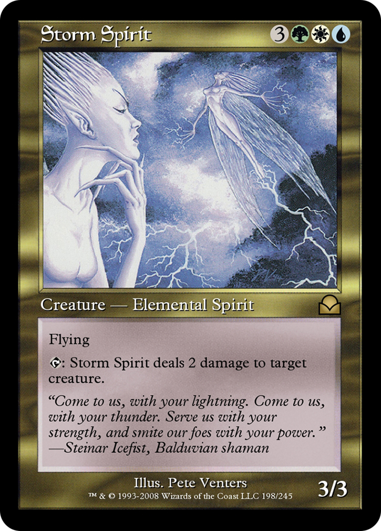 Storm Spirit (ME2-198) [Masters Edition II] Foil