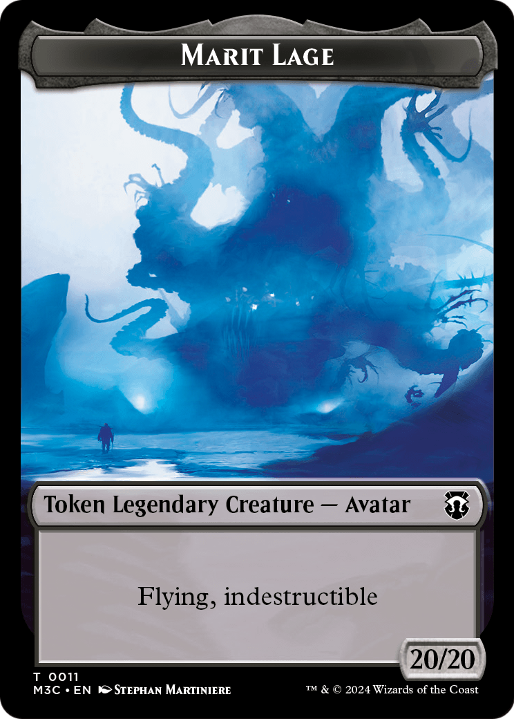 Marit Lage (TM3C-011) [Modern Horizons 3 Commander Tokens]