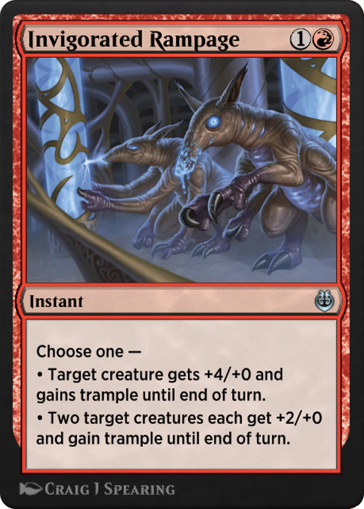 Invigorated Rampage (KLR-132) [Kaladesh Remastered]