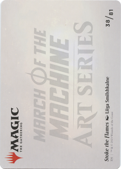 Stoke the Flames // Stoke the Flames (AMOM-038) (Borderless) [March of the Machine Art Series] Foil
