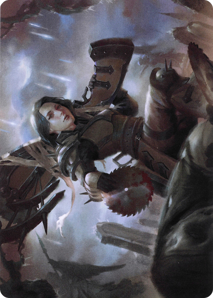Sawblade Slinger // Sawblade Slinger (AVOW-054) (Borderless) [Crimson Vow Art Series]