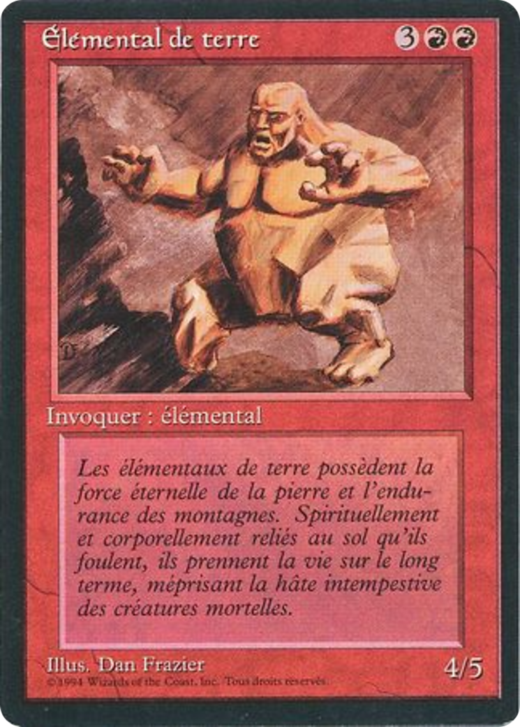 Earth Elemental (FBB-146) [Foreign Black Border]