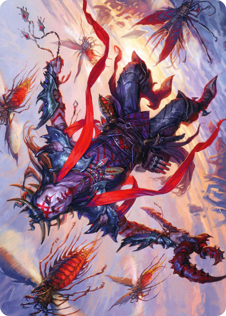 Scion of the Swarm // Scion of the Swarm (AZNR-059) (Borderless) [Zendikar Rising Art Series]