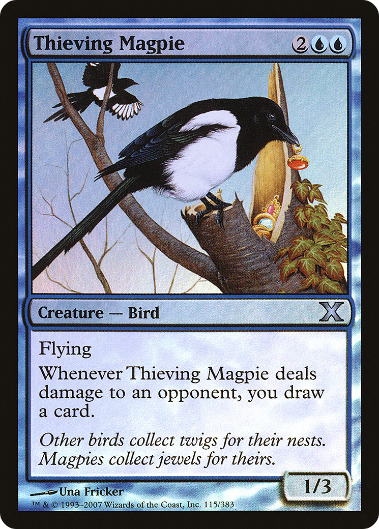 Thieving Magpie (10E-115★) [Tenth Edition] Foil