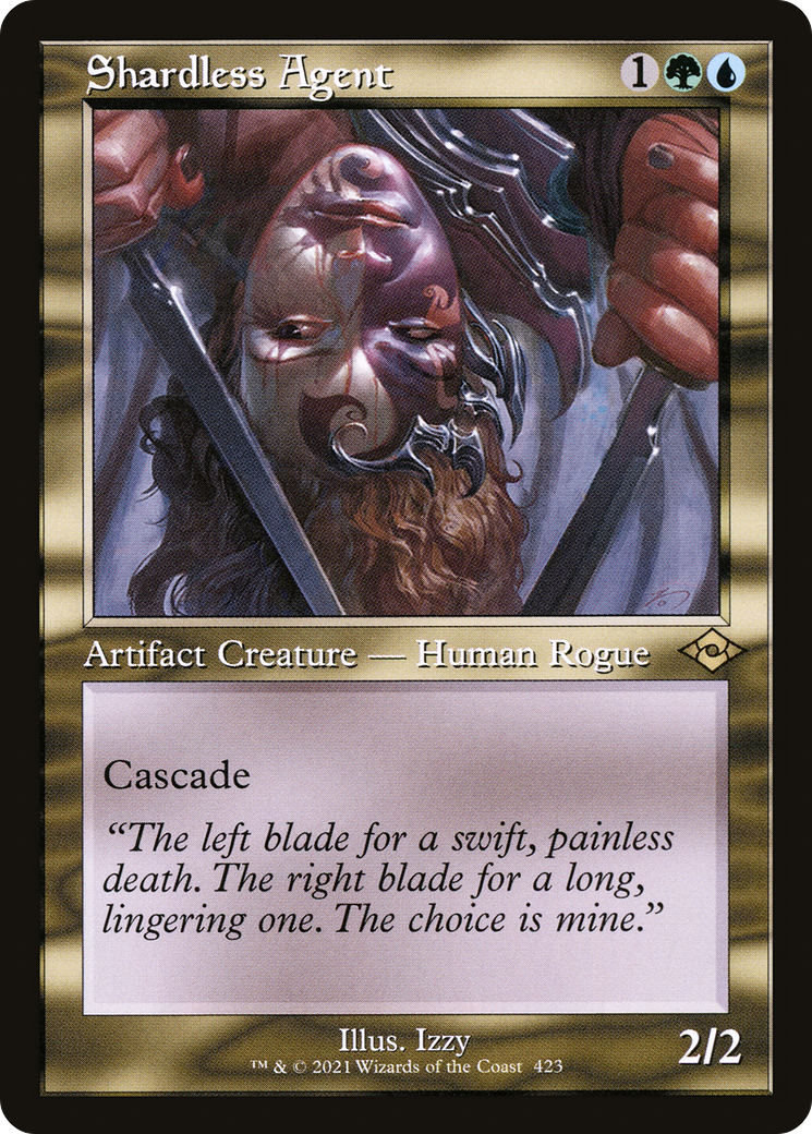 Shardless Agent (Retro Frame) (MH2-423) [Modern Horizons 2] Etched Foil