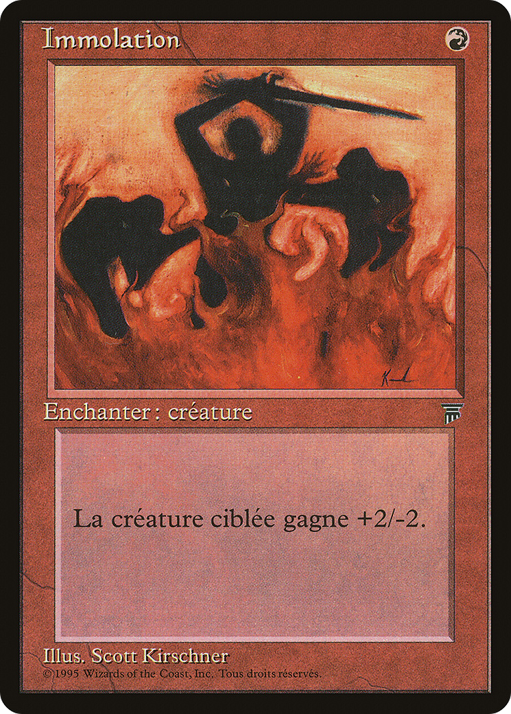 Immolation (French) (REN-089) [Renaissance]