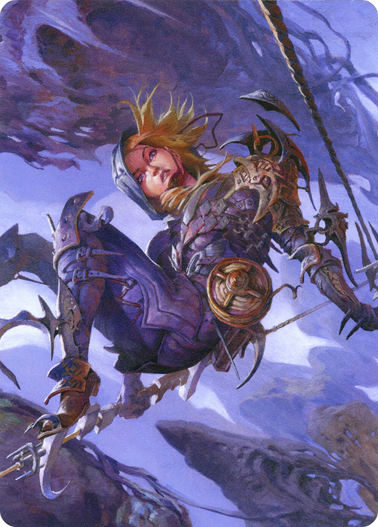 Blackbloom Rogue // Blackbloom Rogue (AZNR-053) (Borderless) [Zendikar Rising Art Series] Foil