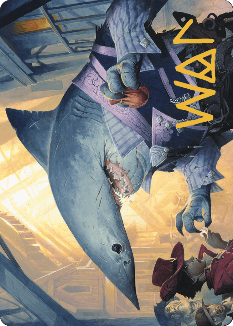 Loan Shark // Loan Shark (AOTJ-006) (Borderless) [Outlaws of Thunder Junction Art Series] Foil