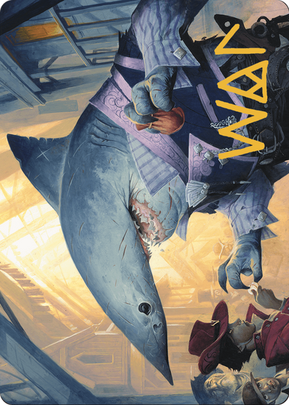 Loan Shark // Loan Shark (AOTJ-006) (Borderless) [Outlaws of Thunder Junction Art Series] Foil