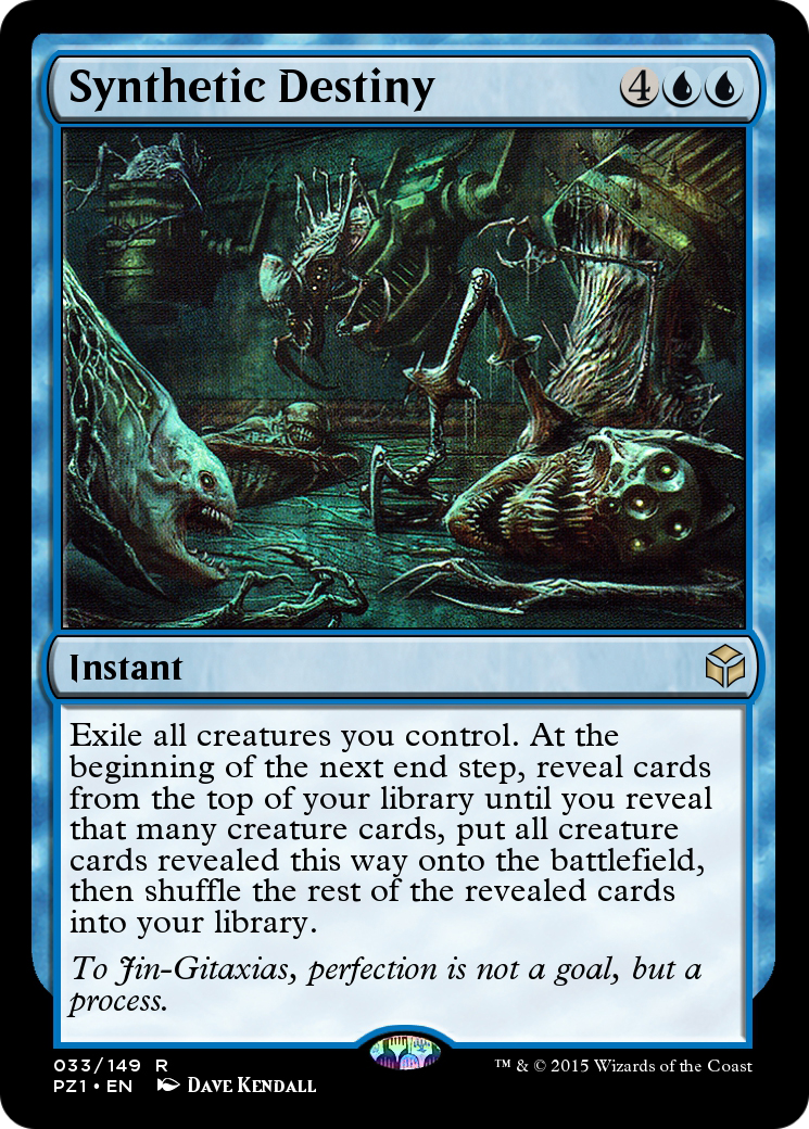 Synthetic Destiny (PZ1-033) [Legendary Cube Prize Pack]