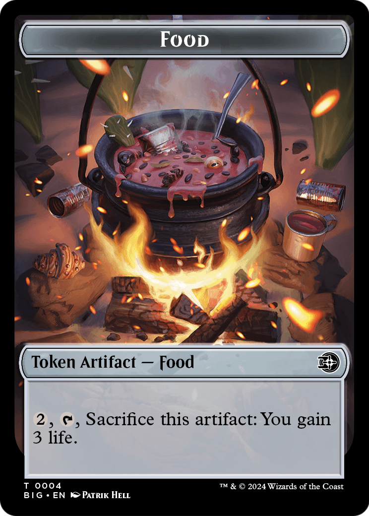 Food (TBIG-004) [The Big Score Tokens] Foil