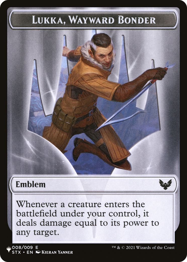 Lukka, Wayward Bonder Emblem (PLST-TSTX-8) [The List]