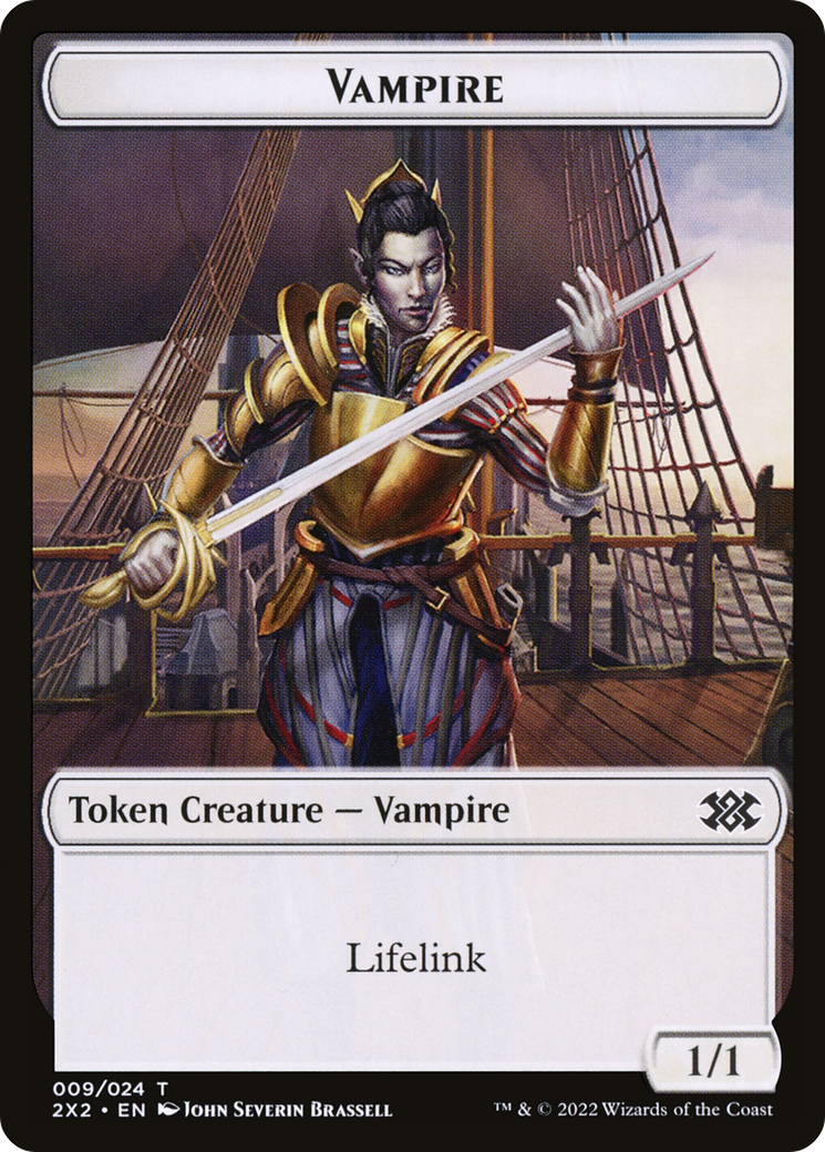 Vampire (T2X2-009) [Double Masters 2022 Tokens] Foil