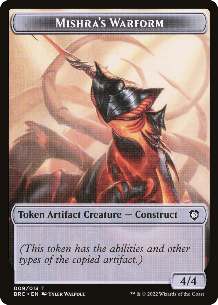 Mishra's Warform (TBRC-009) [The Brothers' War Commander Tokens] Foil