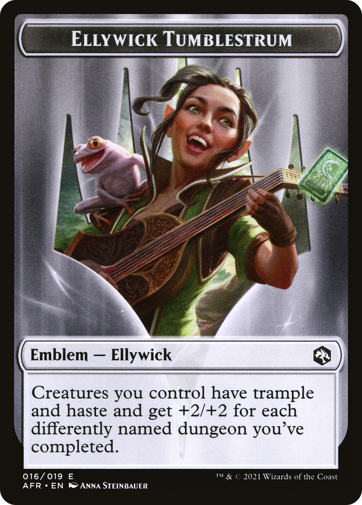 Ellywick Tumblestrum Emblem (TAFR-016) [Adventures in the Forgotten Realms Tokens]