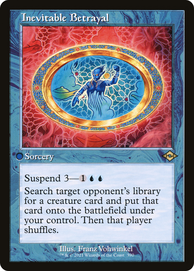 Inevitable Betrayal (Retro Frame) (MH2-390) [Modern Horizons 2] Etched Foil