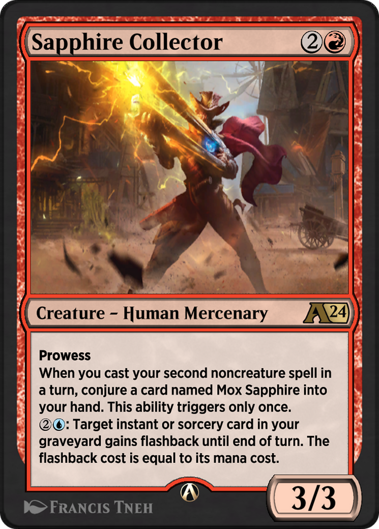 Sapphire Collector (YOTJ-013) [Alchemy: Outlaws of Thunder Junction]