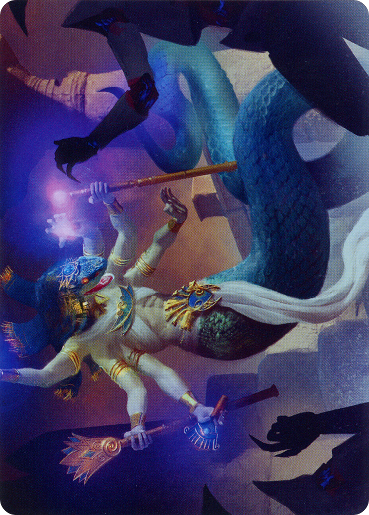 Imoti, Celebrant of Bounty // Imoti, Celebrant of Bounty (AMOM-079) (Borderless) [March of the Machine Art Series]