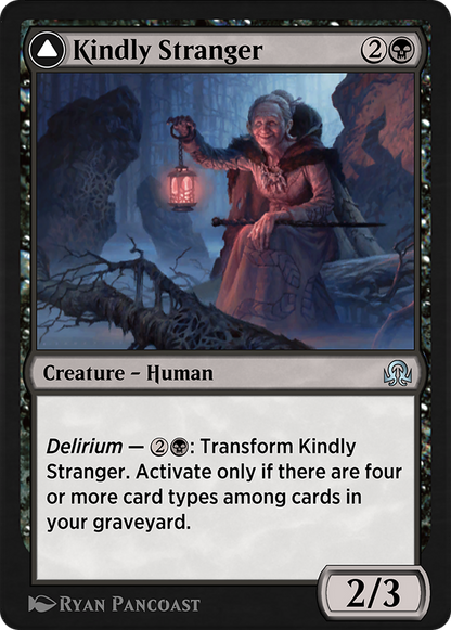 Kindly Stranger // Demon-Possessed Witch (SIR-107) [Shadows over Innistrad Remastered]