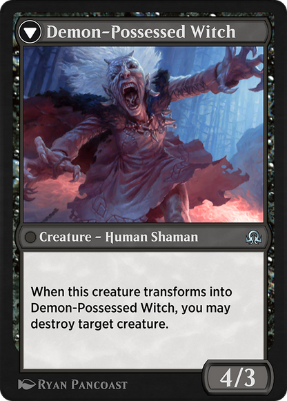 Kindly Stranger // Demon-Possessed Witch (SIR-107) [Shadows over Innistrad Remastered]