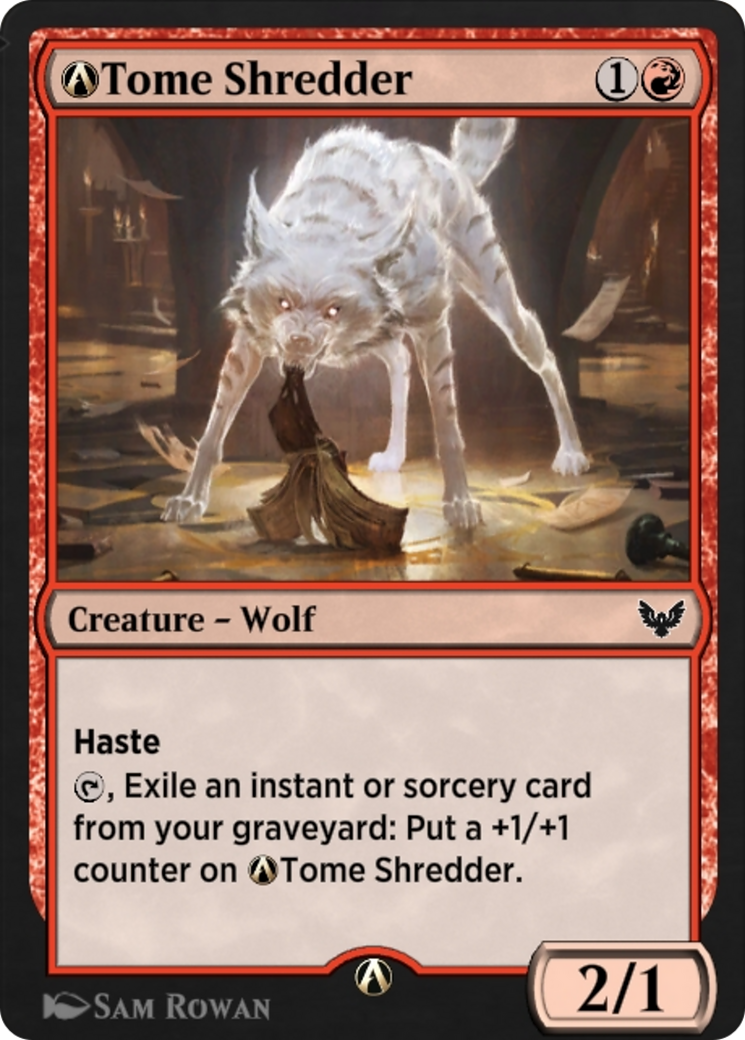 A-Tome Shredder (STX-A-117) [Strixhaven: School of Mages]