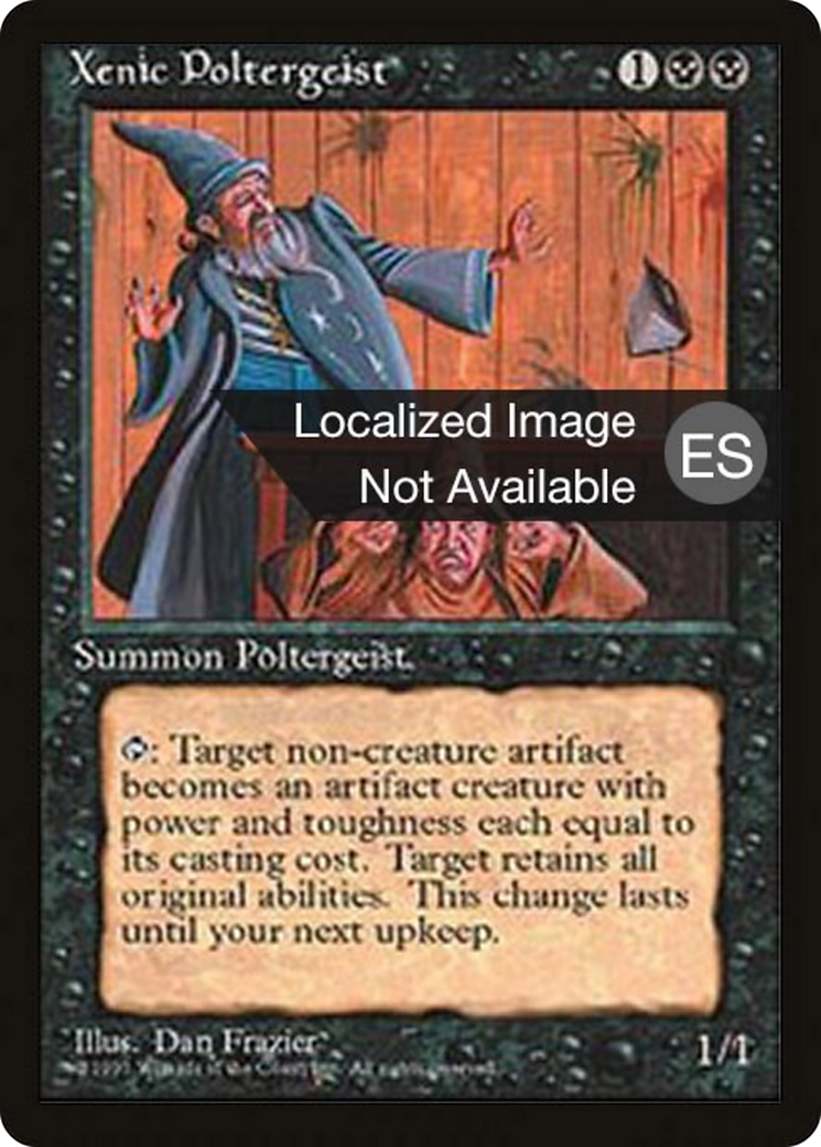 Xenic Poltergeist (4BB-173) [Fourth Edition Foreign Black Border]