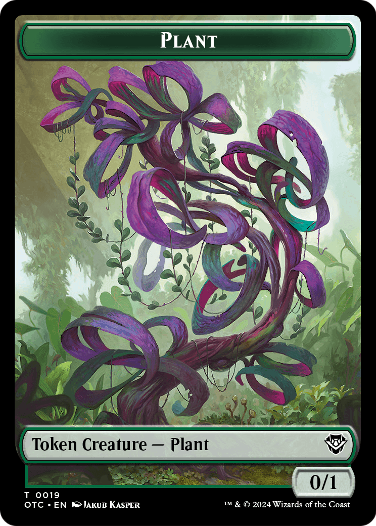 Plant (TOTC-019) [Outlaws of Thunder Junction Commander Tokens] Foil