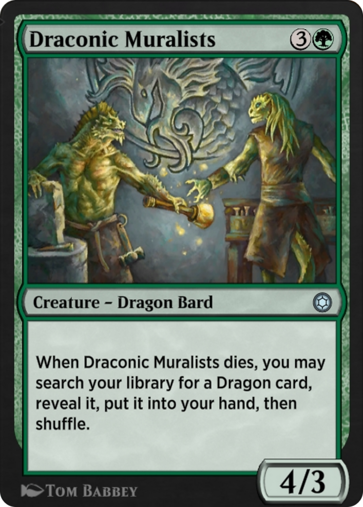 Draconic Muralists (HBG-205) [Alchemy Horizons: Baldur's Gate]