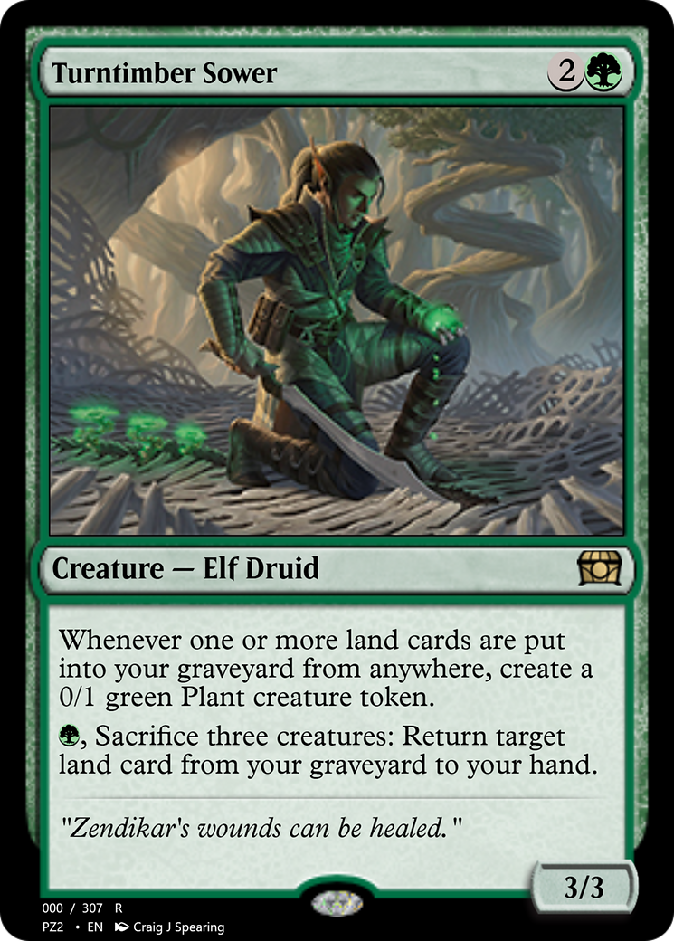 Turntimber Sower (PZ2-70711) [Treasure Chest] Foil